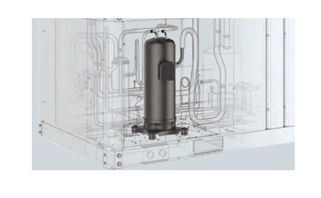 A visual overview of the communication capabilities of the MCU-YHI series heat pump.
