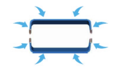 The modular heat pump features an intelligent auto control system.