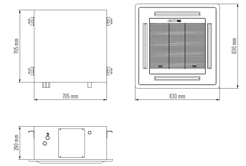 MyCond MCFK-A2/4 γενικές διαστάσεις - 2