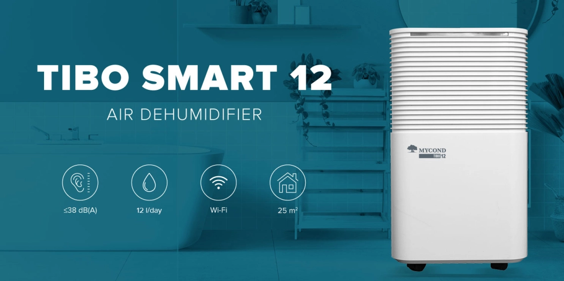 MyCond TIBO Smart 12 αποτελεσματική αφύγρανση αέρα για μεγάλα δωμάτια