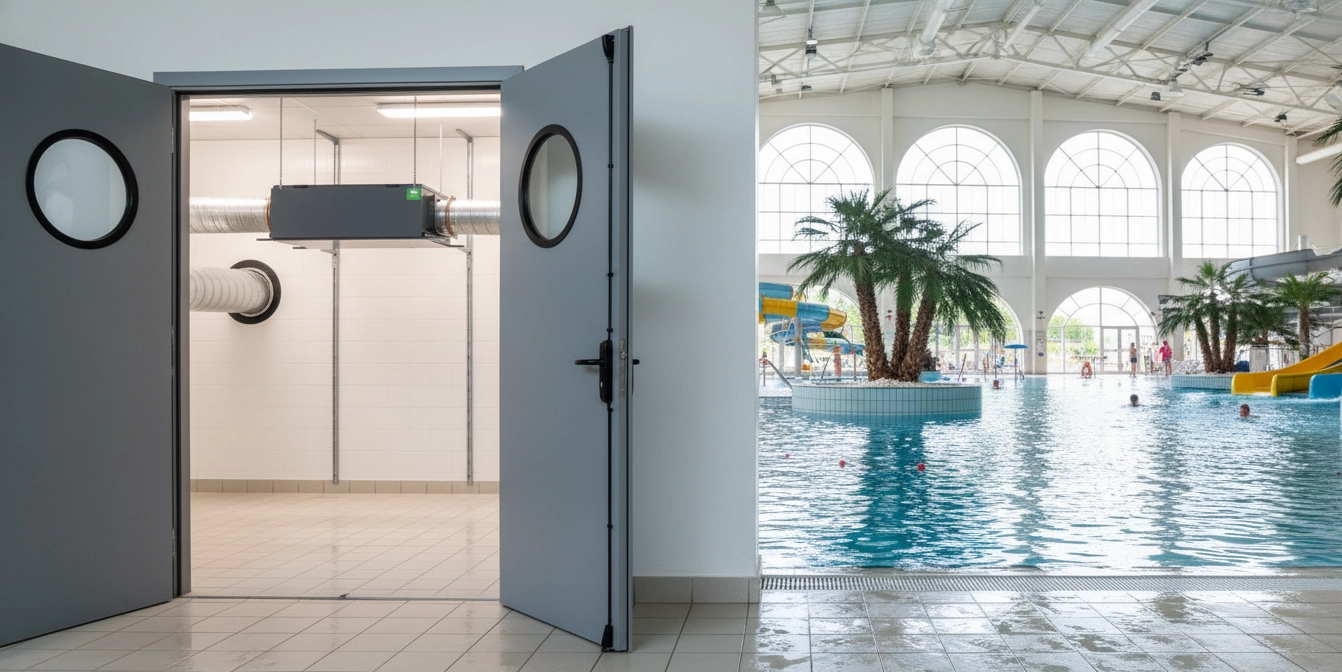 Αφυγραντήρας καναλιών για πισίνες - Προστασία εξοπλισμού από διάβρωση με Mycond MSHAC