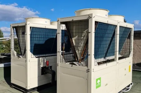 Εγκατάσταση παραγωγής με αντλία θερμότητας Mycond Modular STANDARD MCU